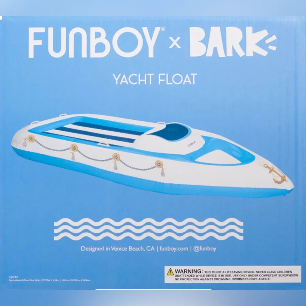 LAST ONE! Bark Box Super Chewer XL DOG raft pool float NEW YACHT Boat TOUGH!